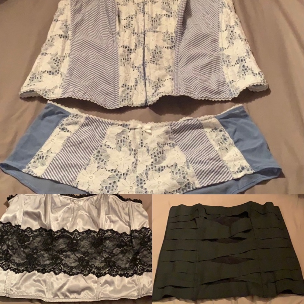 Cacique and torrid plus size corset bundle